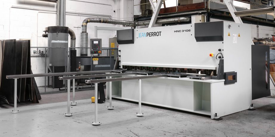 hydraulic variable rake guillotine shear hnc