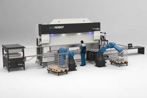 presse plieuse sur mesure cellule robot pliage automatise