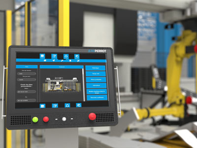 press brake control jean perrot custom hmi interface